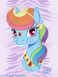 Size: 2618x3444 | Tagged: safe, artist:xsnowdropx, derpibooru import, rainbow dash, pegasus, pony, bust, portrait, solo