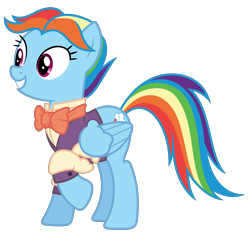 Size: 5250x4900 | Tagged: safe, artist:reginault, derpibooru import, rainbow dash, pegasus, pony, a hearth's warming tail, .svg available, absurd resolution, bowtie, clothes, cute, feminism, ivory shirt, rainbow dash always dresses in style, rainbow dash is best pony, raised hoof, shirt, simple background, snowdash, solo, transparent background, vector, waistcoat