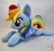 Size: 500x470 | Tagged: safe, artist:ketika, derpibooru import, rainbow dash, irl, photo, plushie, solo