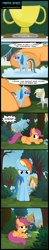 Size: 978x4976 | Tagged: safe, artist:toxic-mario, derpy hooves, rainbow dash, scootaloo, pegasus, pony, rainbow falls, comic, female, mare, pointy ponies