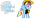 Size: 900x340 | Tagged: safe, artist:imimicbird5, artist:trotsworth, derpibooru import, commander hurricane, rainbow blitz, rainbow dash, pegasus, pony, rule 63, simple background, solo, transparent background
