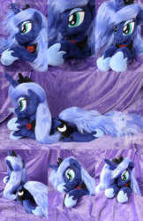 Size: 2000x3086 | Tagged: safe, artist:nakedskull, princess luna, pony, cute, irl, photo, plushie, solo