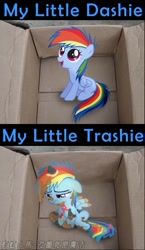 Size: 719x1240 | Tagged: safe, artist:小凱, derpibooru import, rainbow dash, pegasus, pony, fanfic:my little dashie, background pony strikes again, chinese, drama bait, op is a cuck, op is trying to start shit, rainbow trash