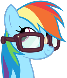 Size: 4286x5000 | Tagged: safe, artist:zonelouise, derpibooru import, rainbow dash, pegasus, pony, newbie dash, absurd resolution, glasses, inkscape, reading rainboom, simple background, solo, transparent background, vector