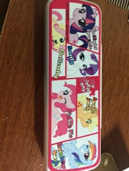 Size: 720x960 | Tagged: safe, artist:akira bano, derpibooru import, applejack, fluttershy, pinkie pie, rainbow dash, rarity, twilight sparkle, earth pony, pegasus, pony, unicorn, japan, merchandise, pencil case