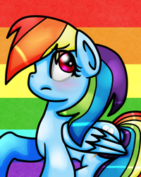 Size: 2000x2500 | Tagged: safe, artist:hurricanestarpegasus, derpibooru import, rainbow dash, pegasus, pony, female, mare, simple background, solo