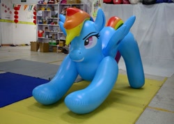 Size: 600x426 | Tagged: safe, derpibooru import, rainbow dash, pegasus, pony, bootleg, hongyi, inflatable, iwtcird, meme, toy