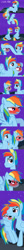 Size: 1024x10796 | Tagged: safe, artist:asika-aida, rainbow blitz, rainbow dash, pegasus, pony, cold, comic, dashblitz, female, humor, male, red nosed, rule 63, self ponidox, selfcest, shipping, sick, straight