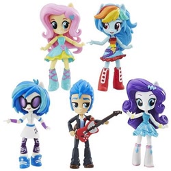 Size: 480x480 | Tagged: safe, derpibooru import, dj pon-3, flash sentry, fluttershy, rainbow dash, rarity, vinyl scratch, equestria girls, clothes, doll, dress, equestria girls minis, hasbro, skirt, toy