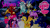 Size: 1920x1080 | Tagged: safe, artist:rose80149, discord, garble, nightmare moon, princess luna, rarity, surprise, twilight sparkle, oc, oc:blitz, oc:burst, oc:dim sum, oc:topsy turvy, alicorn, earth pony, pegasus, pony, unicorn, blitz, burst, french, logo, lovey blubby, mushroom, popping, royal guard, shadowbolts