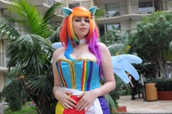 Size: 4096x2720 | Tagged: safe, artist:geekeryandsuch, rainbow dash, human, cosplay, irl, irl human, photo