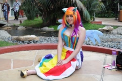 Size: 4096x2720 | Tagged: safe, artist:geekeryandsuch, rainbow dash, human, cosplay, irl, irl human, photo