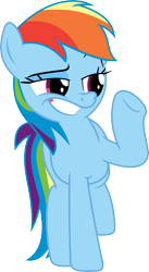 Size: 5000x9126 | Tagged: safe, artist:darknisfan1995, rainbow dash, pegasus, pony, absurd resolution, simple background, solo, transparent background, vector