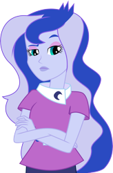 Size: 3767x5744 | Tagged: safe, artist:nero-narmeril, princess luna, vice principal luna, equestria girls, simple background, solo, transparent background, vector