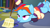 Size: 1280x720 | Tagged: safe, derpibooru import, screencap, rainbow dash, pegasus, pony, a hearth's warming tail, snowdash, solo