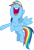 Size: 7000x10371 | Tagged: safe, artist:luckreza8, derpibooru import, rainbow dash, pegasus, pony, flutter brutter, absurd resolution, can i do it on my own, nose in the air, open mouth, simple background, singing, solo, transparent background, uvula, vector