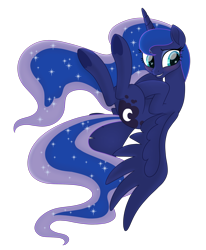 Size: 2204x2681 | Tagged: safe, artist:prince-lionel, princess luna, alicorn, pony, cute, female, high res, lunabetes, mare, movie accurate, simple background, solo, spread wings, transparent background, vector, wings