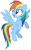 Size: 10000x15965 | Tagged: safe, artist:kysss90, rainbow dash, pegasus, pony, absurd resolution, simple background, solo, transparent background, vector