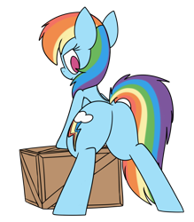 Size: 894x1020 | Tagged: safe, artist:mr. rottson, derpibooru import, rainbow dash, pegasus, pony, dock, plot, simple background, solo, transparent background