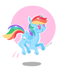 Size: 762x898 | Tagged: safe, artist:no-face181, rainbow dash, pegasus, pony, female, mare, simple background, solo