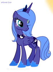 Size: 1288x1752 | Tagged: safe, artist:alizeethepony2008, princess luna, alicorn, pony, s1 luna, solo