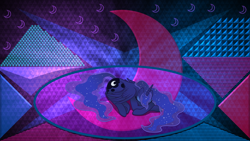 Size: 5120x2880 | Tagged: safe, artist:laszlvfx, artist:shachza, edit, princess luna, alicorn, pony, cutie mark, eyes closed, female, mare, sleeping, wallpaper, wallpaper edit