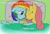 Size: 1496x1016 | Tagged: safe, artist:garlandgala, fluttershy, rainbow dash, pegasus, pony, bed, female, flutterdash, lesbian, shipping