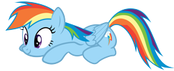 Size: 4901x2000 | Tagged: safe, artist:batbow, rainbow dash, pegasus, pony, absurd resolution, cute, dashabetes, simple background, solo, transparent background, vector, wrong eye color