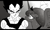 Size: 800x480 | Tagged: safe, artist:yordisz, screencap, princess luna, alicorn, pony, arrogant, black and white, crossover, crossover shipping, dragon ball z, fanfic art, grayscale, monochrome, nervous, shipping, vegeta