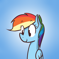 Size: 2000x2000 | Tagged: safe, artist:alexi148, derpibooru import, rainbow dash, pegasus, pony, bust, portrait, solo