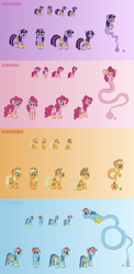 Size: 720x1475 | Tagged: safe, artist:verve, derpibooru import, applejack, pinkie pie, rainbow dash, twilight sparkle, twilight sparkle (alicorn), alicorn, earth pony, pegasus, pony, ain't never had friends like us, bottle, flying, genie, jewelry, pixel art, reference sheet