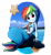 Size: 4490x4901 | Tagged: safe, artist:fj-c, derpibooru import, part of a set, rainbow dash, mermaid, equestria girls, absurd resolution, belly button, breasts, cleavage, cute, dashabetes, female, mermaidized, midriff, simple background, solo, the little mermaid, transparent background