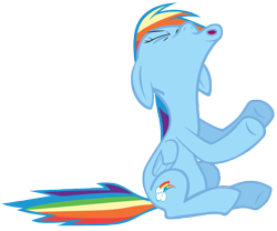 Size: 8400x7000 | Tagged: safe, artist:tardifice, derpibooru import, rainbow dash, pegasus, pony, sonic rainboom (episode), absurd resolution, eyes closed, faic, my life is ruined, open mouth, photoshop, rainbow dash is best facemaker, simple background, solo, transparent background, vector