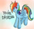 Size: 1542x1282 | Tagged: safe, artist:doomcakes, rainbow dash, pegasus, pony, cute, dashabetes, solo, valentine's day