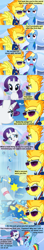 Size: 1120x6300 | Tagged: safe, artist:beavernator, rainbow dash, rarity, soarin', spitfire, pegasus, pony, unicorn, sonic rainboom (episode), butterfly wings, clothes, comic, flashback, sunglasses, uniform