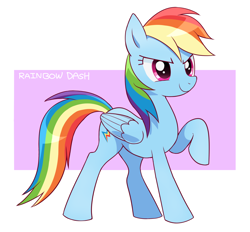 Size: 1830x1700 | Tagged: safe, artist:ryuu, derpibooru import, rainbow dash, pegasus, pony, female, mare, raised hoof, smiling, solo