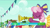 Size: 1012x568 | Tagged: safe, derpibooru import, screencap, apple bloom, applejack, cheerilee, crackle pop, rainbow dash, rarity, scootaloo, sweetie belle, earth pony, pegasus, pony, unicorn, the cart before the ponies, blowing, bugle mistaken for a trumpet, cheerileeder, cheerleader, cutie mark crusaders, go kart, musical instrument, promo, puffy cheeks, swanlestia cart, trumpet, wacky races