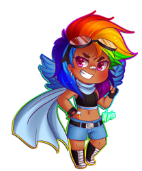 Size: 864x1040 | Tagged: safe, artist:pyonkotcchi, derpibooru import, rainbow dash, human, clothes, converse, humanized, shoes, solo, winged humanization