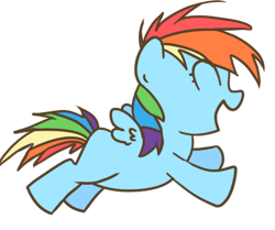 Size: 504x422 | Tagged: safe, artist:annehairball, rainbow dash, pegasus, pony, cute, dashabetes, filly, filly rainbow dash, foal, solo