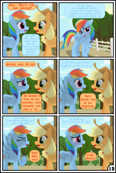 Size: 3254x4837 | Tagged: safe, artist:gutovi, derpibooru import, applejack, rainbow dash, earth pony, pegasus, pony, comic:why me!?, absurd resolution, appledash, comic, female, lesbian, mare, shipping