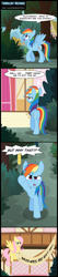 Size: 1107x5184 | Tagged: safe, artist:toxic-mario, fluttershy, rainbow dash, pegasus, pony, it ain't easy being breezies, best pony, comic