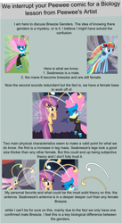 Size: 412x750 | Tagged: safe, fluttershy, rainbow dash, seabreeze, breezie, it ain't easy being breezies, breeziefied, gender differences in breezies, gusty pond, lake wind, lakebreeze, misspelling, rainbow breez, seabreeze the family man, species swap, text