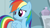 Size: 1280x720 | Tagged: safe, derpibooru import, screencap, rainbow dash, pegasus, pony, stranger than fan fiction, solo