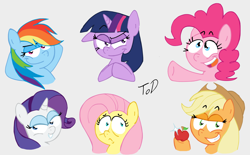 Size: 1350x839 | Tagged: safe, artist:quarium, derpibooru import, applejack, fluttershy, pinkie pie, rainbow dash, rarity, twilight sparkle, earth pony, pegasus, pony, unicorn, mane six