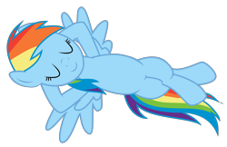 Size: 9622x6244 | Tagged: safe, artist:serenawyr, derpibooru import, rainbow dash, pegasus, pony, .svg available, absurd resolution, on back, resting, simple background, solo, transparent background, vector