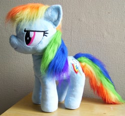 Size: 2182x2024 | Tagged: safe, artist:pinkamoone, rainbow dash, irl, photo, plushie