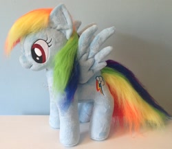 Size: 1445x1256 | Tagged: safe, artist:pinkamoone, rainbow dash, irl, photo, plushie