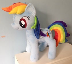 Size: 738x662 | Tagged: safe, artist:pinkamoone, rainbow dash, irl, photo, plushie