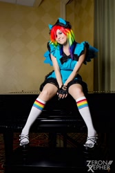 Size: 1024x1536 | Tagged: safe, artist:destinycosplay, rainbow dash, human, cosplay, irl, irl human, photo, solo