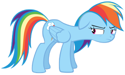 Size: 11600x6982 | Tagged: safe, artist:tardifice, derpibooru import, rainbow dash, pegasus, pony, stranger than fan fiction, absurd resolution, bored, photoshop, simple background, solo, transparent background, vector